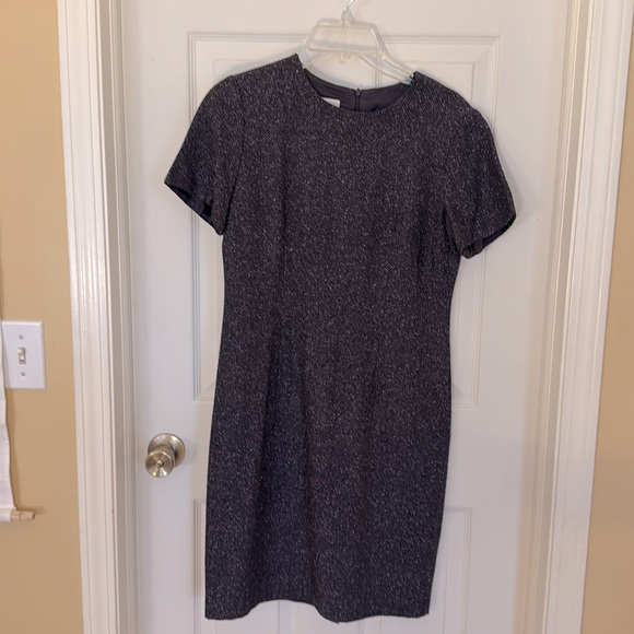 Vintage Talbots Dress Suit Size 4P Two Piece Set Purple Tweed Wool Blend - Picture 3 of 13